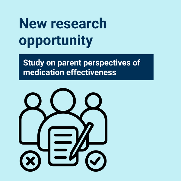 Study on parent perspectives of medication effectiveness